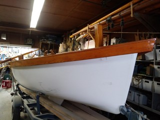 Bow view with the new gunwale